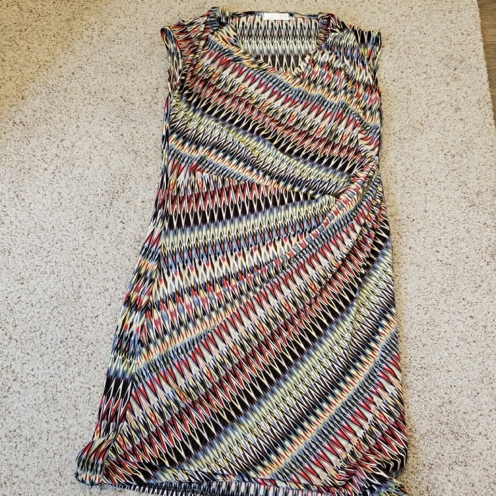 5/$25 Colorful silky feeling sleeveless summer dress